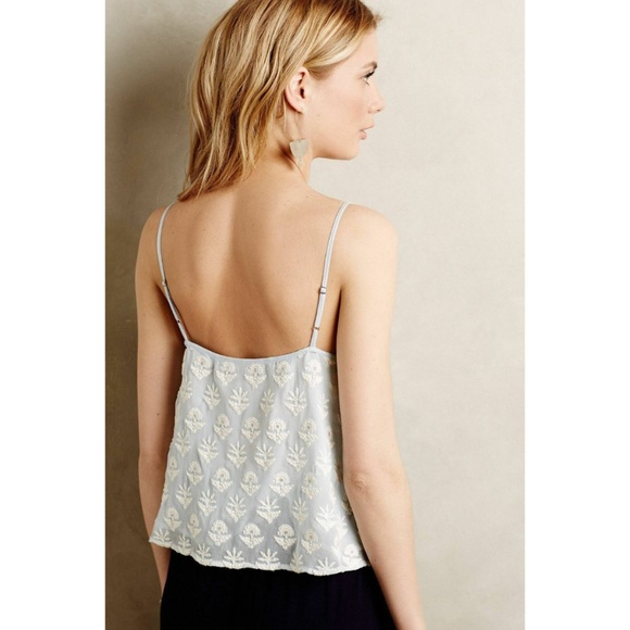 New Anthropologie Dhara Tank Tops Size 12 Blue - Picture 3 of 4